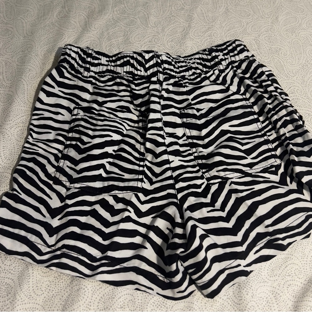 Loft zebra print shorts extra small